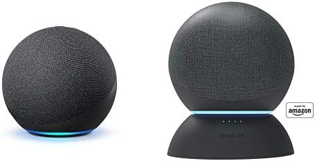 Echo (4th Gen) bundle with “Made for Amazon Battery Base for Echo – Charcoal